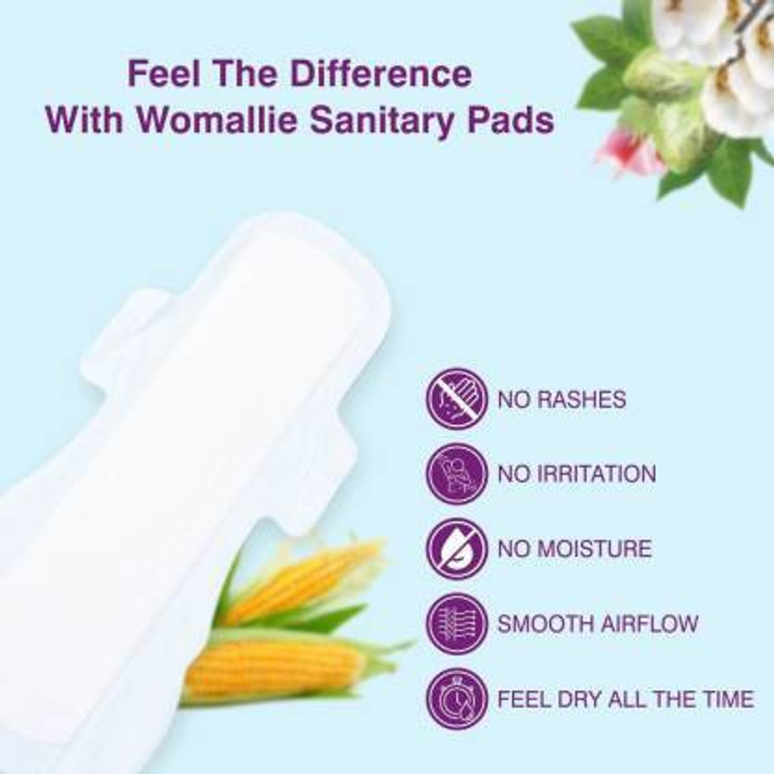 Which sanitary pad is made of cotton sale