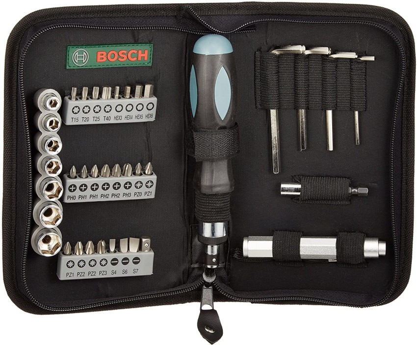 Bosch screwdriver 2025 tool kit