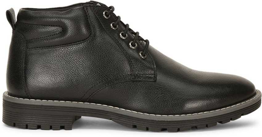 All black clearance leather boots