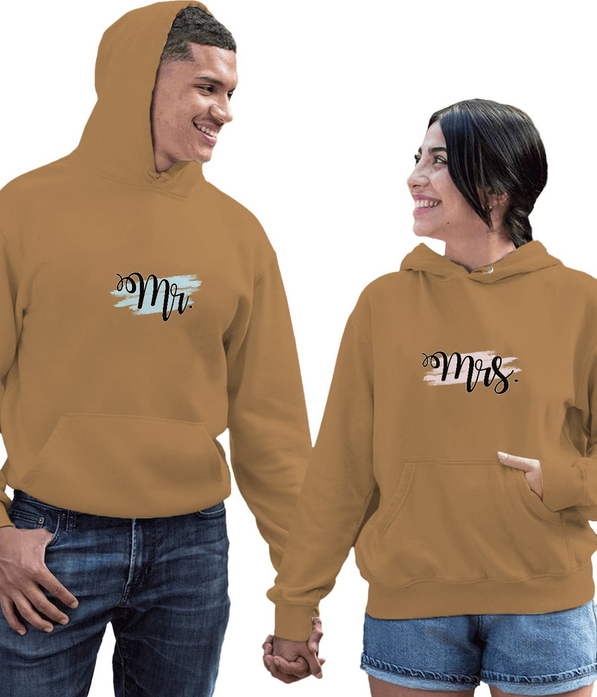 AKSHAT CREATION Full Sleeve Printed Couple Sweatshirt