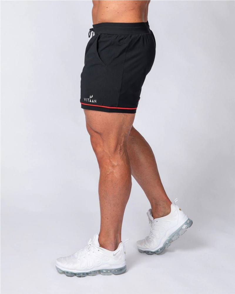 Vitaan Solid Men Black Sports Shorts Buy Vitaan Solid Men Black