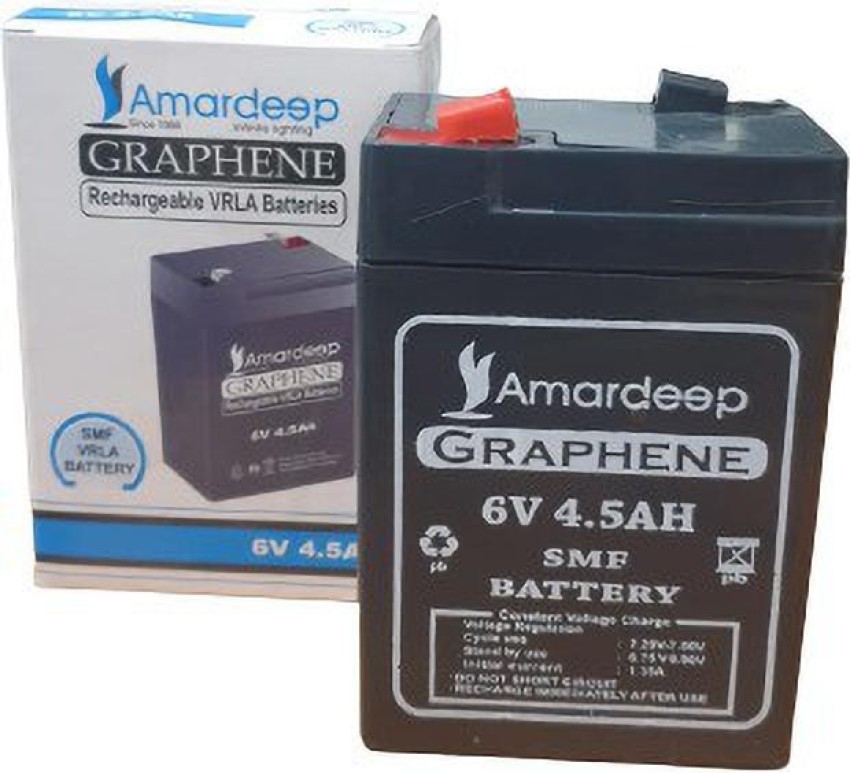 AMARDEEP 6V4.5Ah AGM Solar Battery Price in India - Buy AMARDEEP