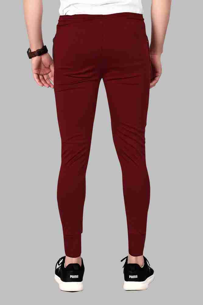 Maroon colour track hot sale pants