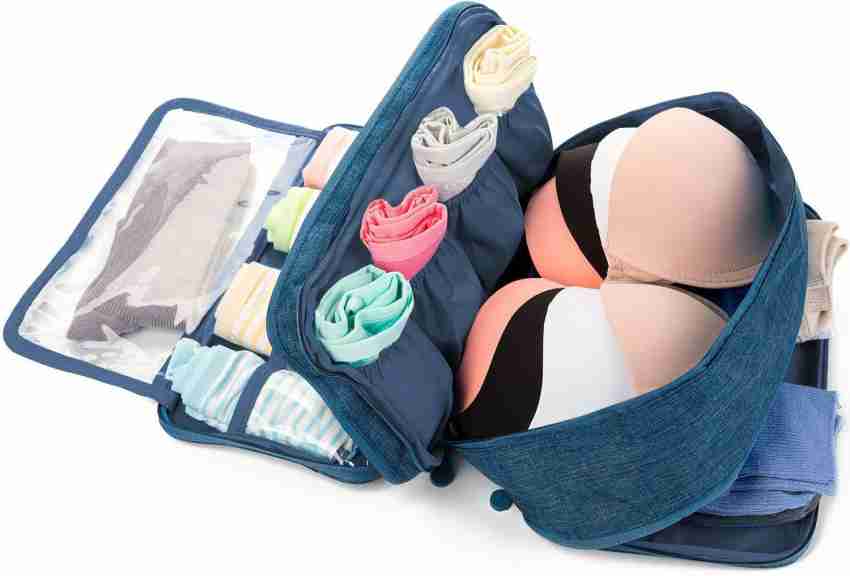 FORKLS Women's Underwear Case Travel Portable Storage Bag Lingerie