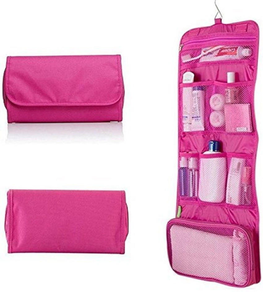 Pink Pari Foldable Multifunction Wall Hanging Storage Bag Travel