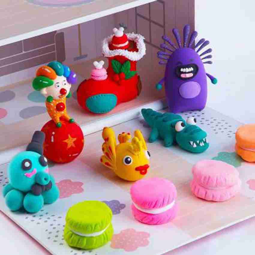 Little's Cry Bouncing Clay Kids Different Color Creative Art  For Children Art Clay 36PC - Clay Art & Moulding