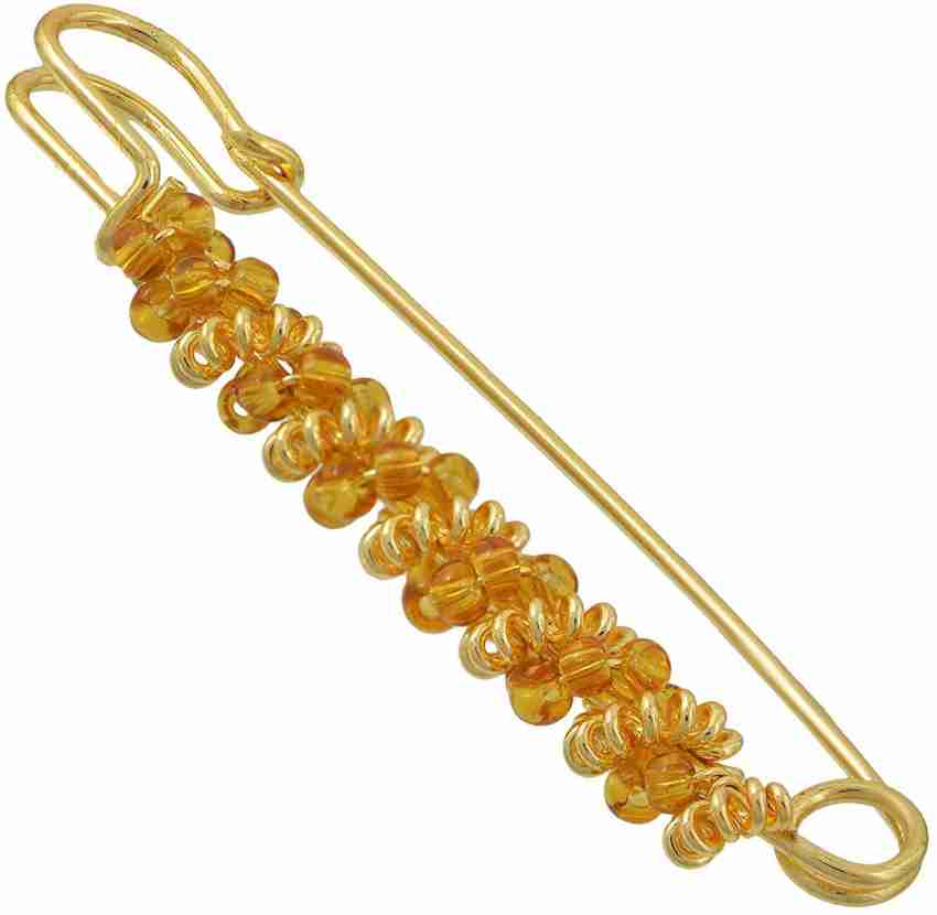 Buy THANU'S CRAFT Small Gold Safety Pin Saree Nappy blanket
