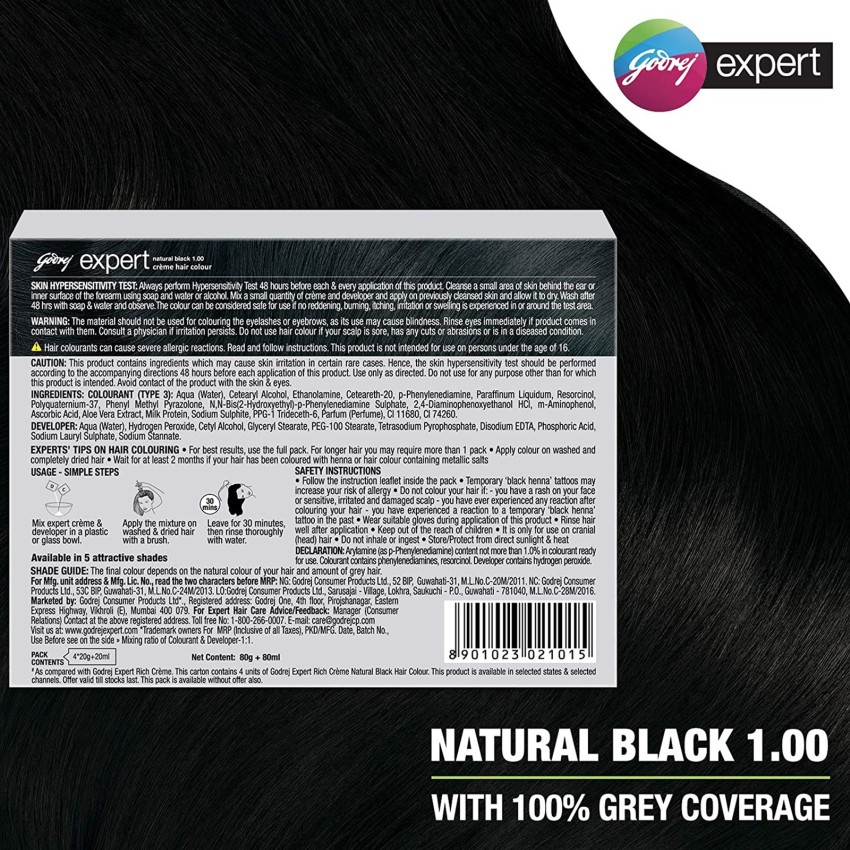 Godrej Expert Natural Black Hair Color 40ML