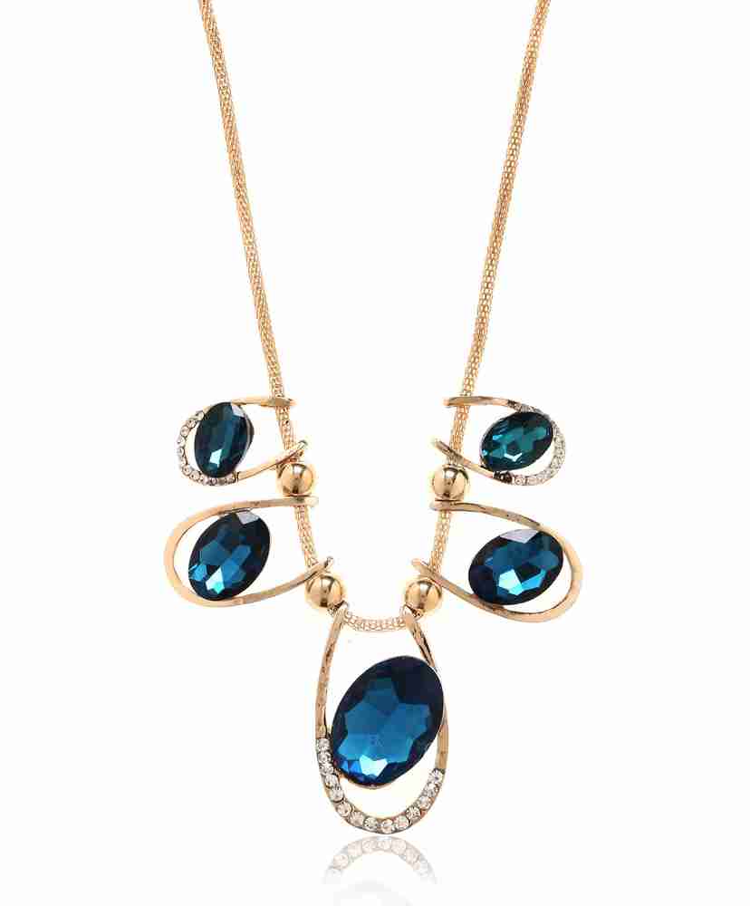 Blue stone best sale pendant designs