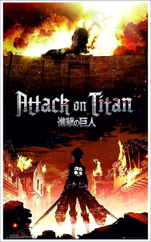 12 x 16 Shingeki no Kyojin Attack on Titan Anime Poster