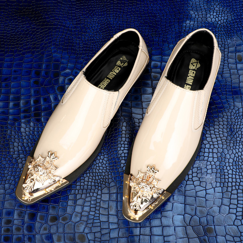 Mens rose on sale gold dress shoes