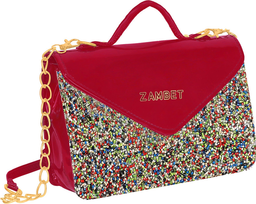 ZAMBET Maroon Sling Bag Model Name sling bags for girl stylish side bag for girls casual women sling bag PINK Price in India Flipkart