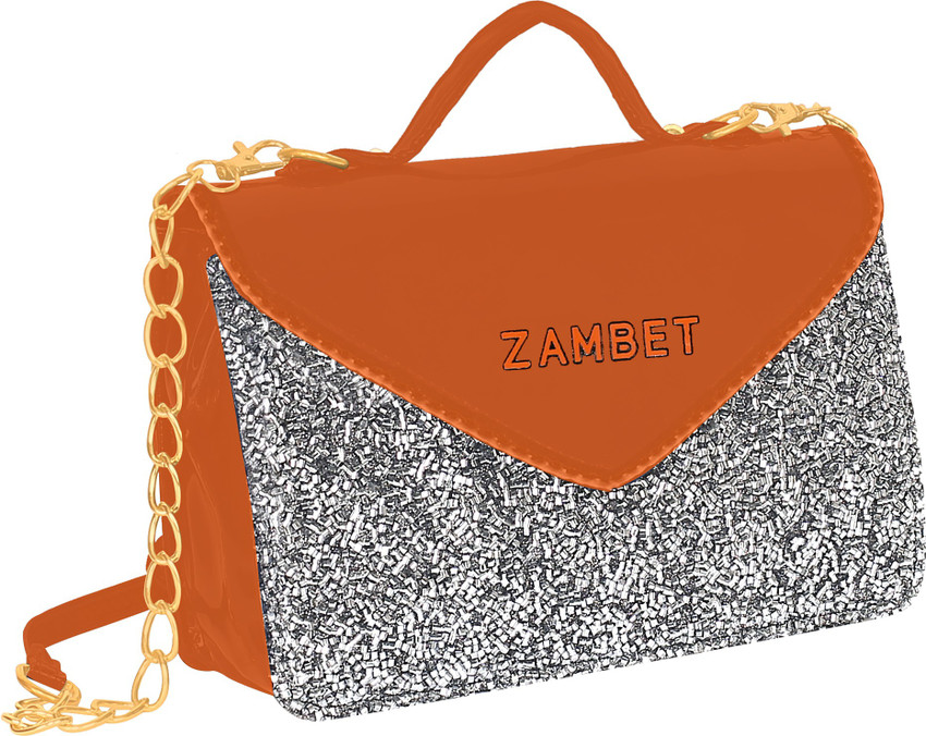 ZAMBET Orange Sling Bag Model Name sling bags for girl stylish