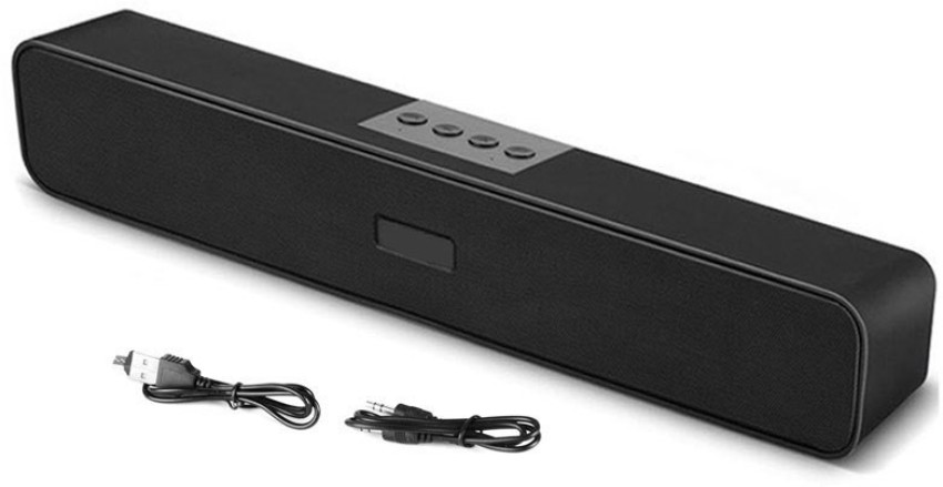 wazny Wireless Bluetooth Soundbar Speaker with TWS Connection/USB/Micro  SD/FM/Aux 10 W Bluetooth Speaker