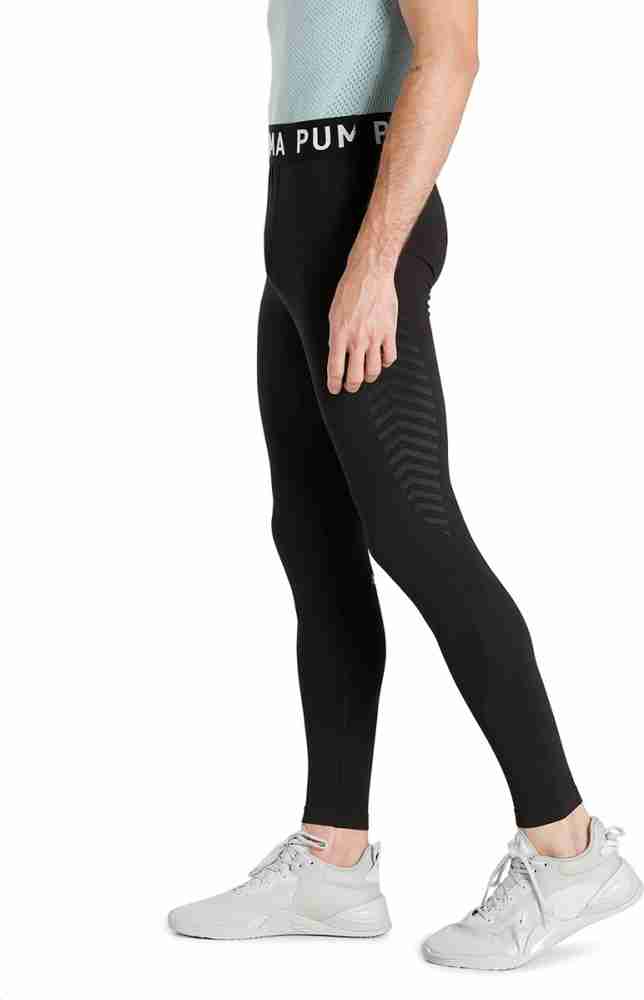 PUMA Solid Men Black Tights - Buy PUMA Solid Men Black Tights Online at  Best Prices in India