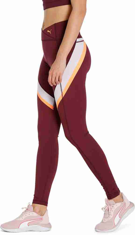 PUMA Color Block Women Purple Tights - Buy PUMA Color Block Women Purple  Tights Online at Best Prices in India