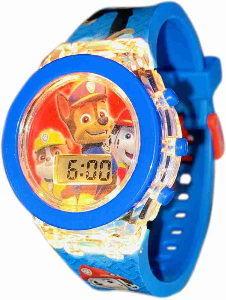 Agastya enterprise Paw Patrol Digital Watch For Boys Girls Buy Agastya enterprise Paw Patrol Digital Watch For Boys Girls Paw Patrol Watch Digital Watch for Kids Multicolour Dial Blue Colored Strap On...