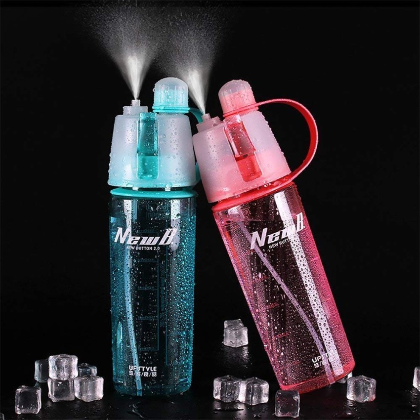 1pc 480ml Kids Water Bottle For School Boys Girls, Cup With Straw