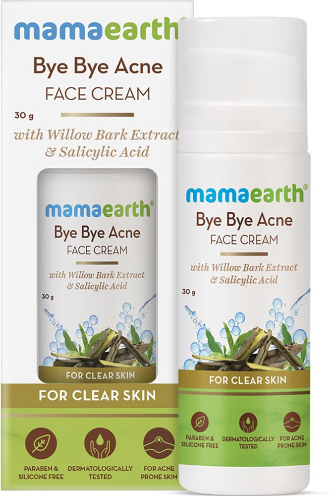 Mamaearth Bye Bye Face Cream For Acne Prone Skin with Willow Bark