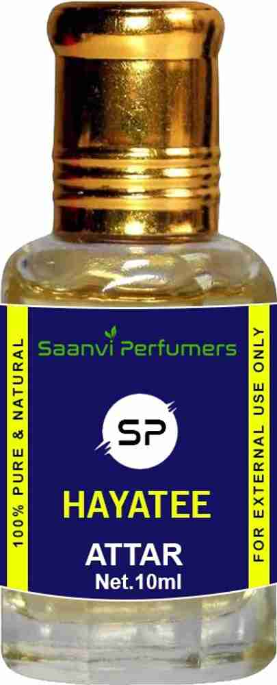Saanvi perfumers Hayati Attar For Unisex Pure Natural Undiluted