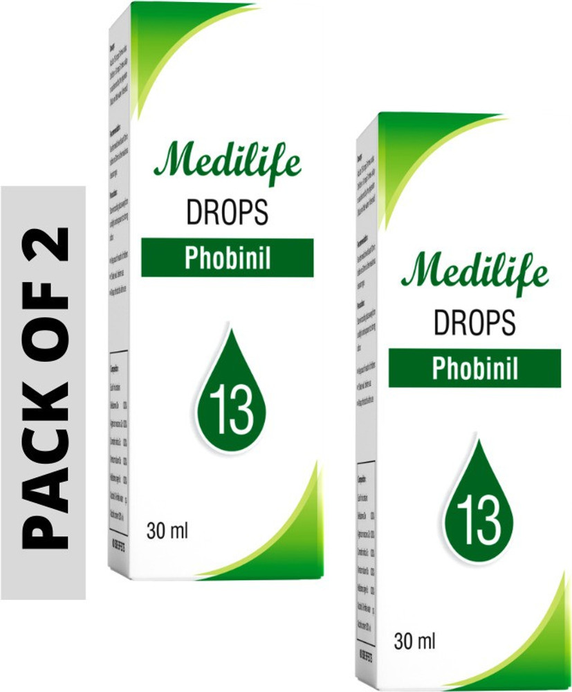MEDILIFE HOMEOTRADE DROPS NO.13 PHOBINIL HELPFUL FOR ANY PHOBIA