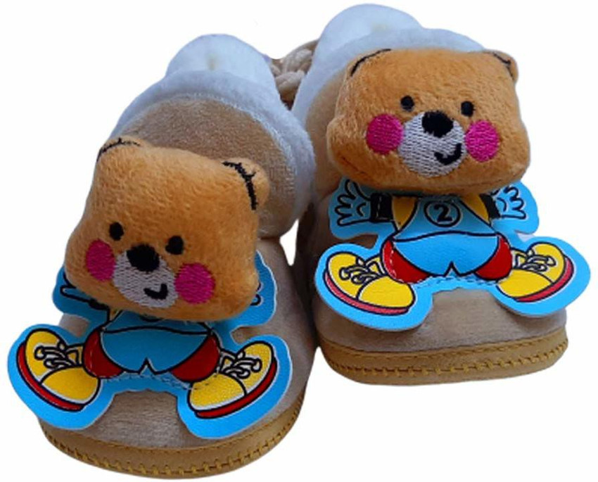 Baby teddy online slippers