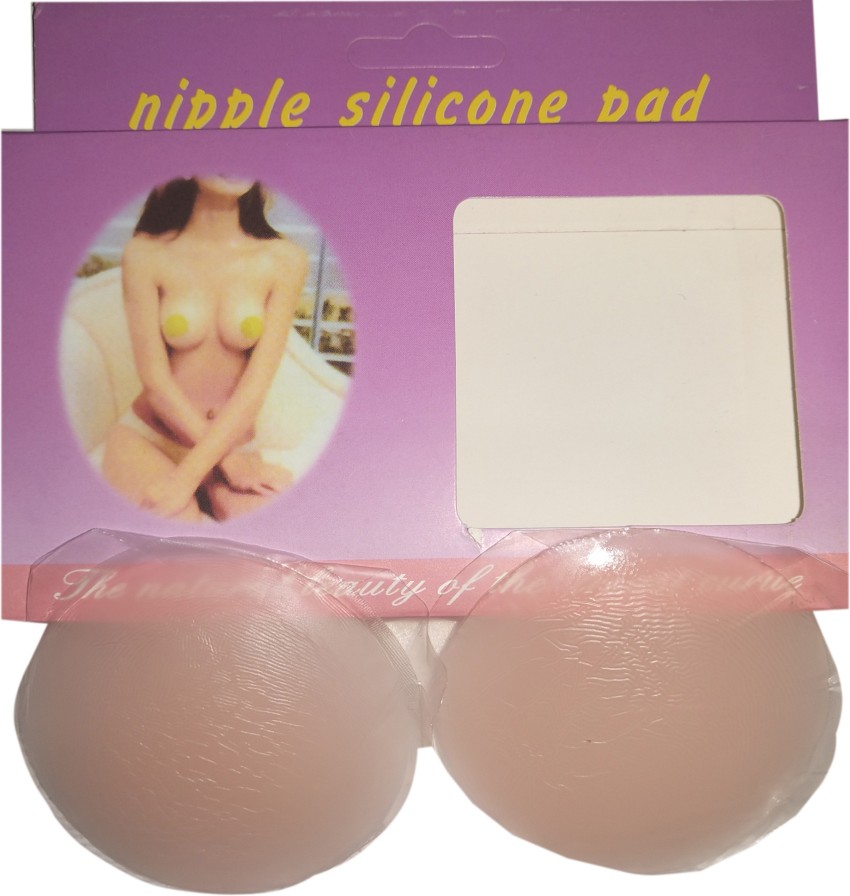 1 Pair Plum Blossom Women Girls Silicone Reusable Adhesive Nipple Cover  Breast Pads Gel Petals Pasties Bra Pads