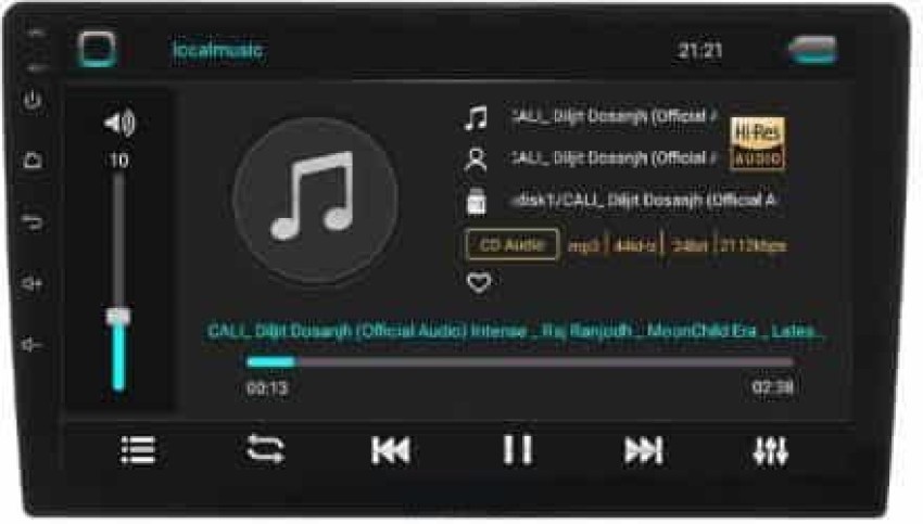  2+64 GB Android 13 Doble Din Estéreo Inalámbrico Apple