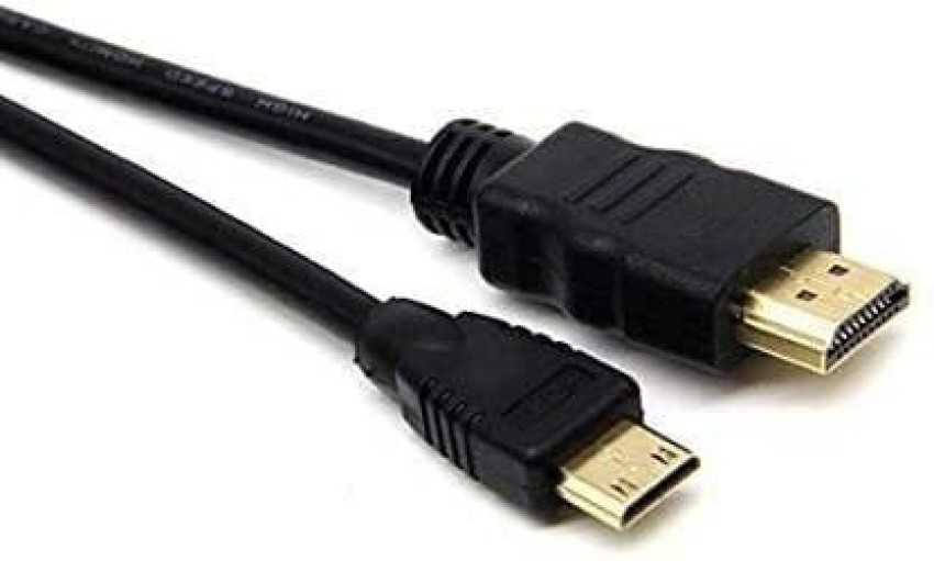 Mak HDMI Cable 1.5 HDMI to Mini HDMI Cable for Monitor Laptop Projector HDTV DSLR Camera - Mak World Flipkart.com