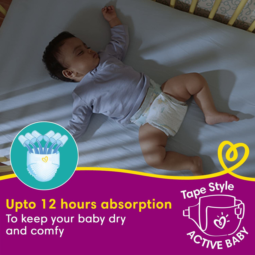 Pampers active baby deals medium wetness indicator