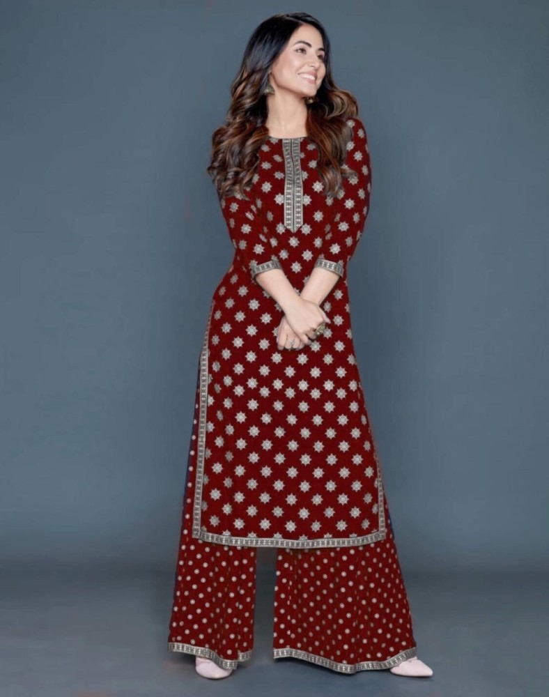 Livaan Fashions Women Kurti Palazzo Set Buy Livaan Fashions