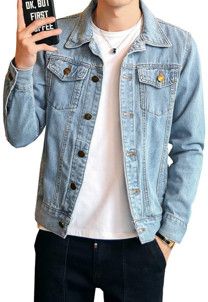 Light colour shop denim jacket