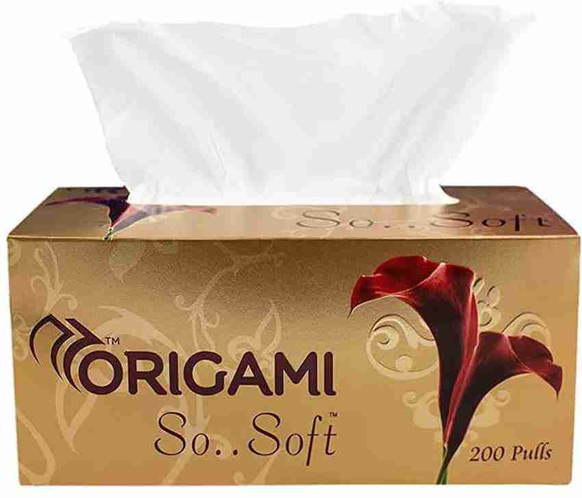 Buy Origami So Soft 2 Ply Face Tissue Box 200 Pulls Online At Best Price of  Rs 165 - bigbasket