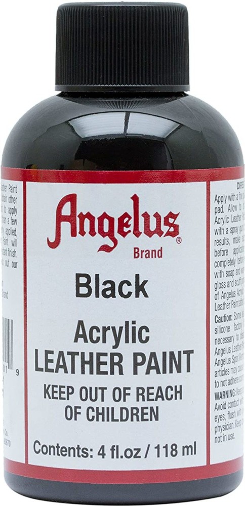 Angelus Leather Paint (Black) -4 oz 