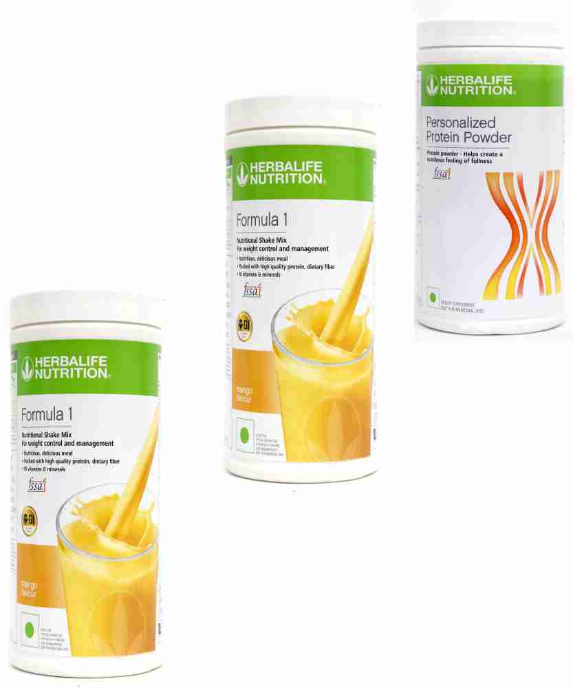 Herbalife Formula 1 Nutritional Shake Mix - (Mango, Mango) 500 Grams Each -  Pack of 2 - Herbalife Shake - Herbalife Protein Powder - Herbalife Weight
