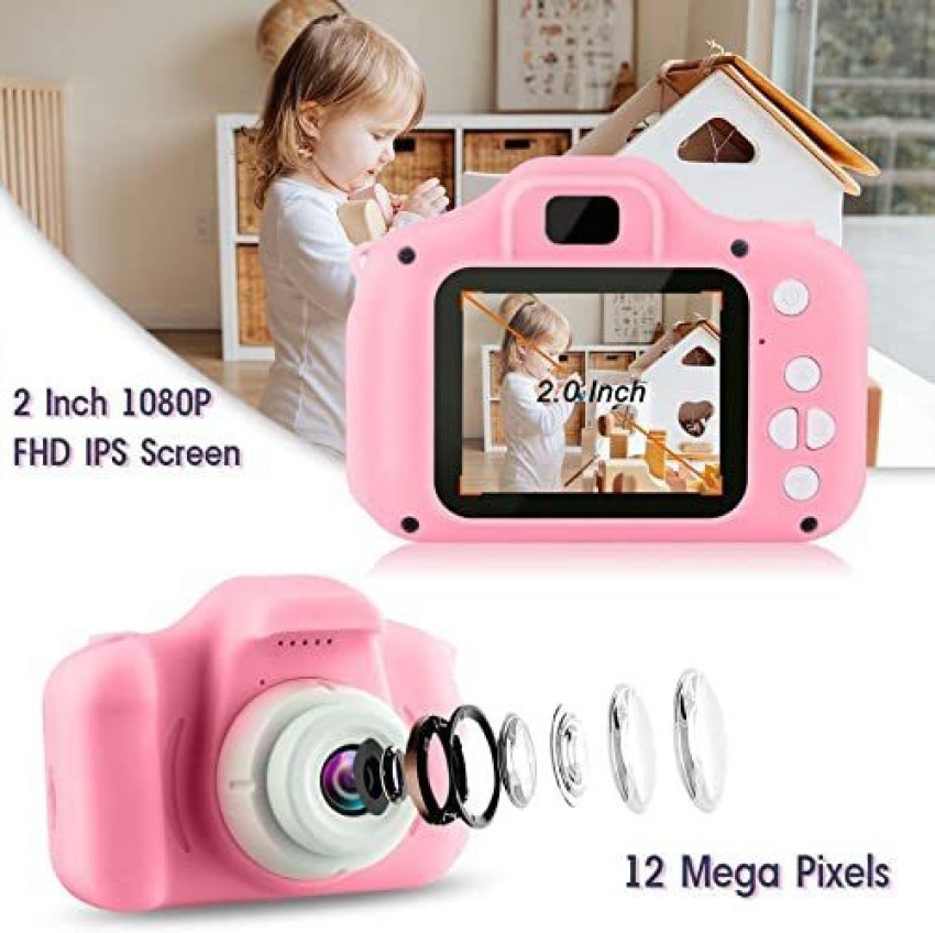 Cámara Instantánea para Niños LAMZIEN X2 HD (Rosa - 8 MP - 600 mAh