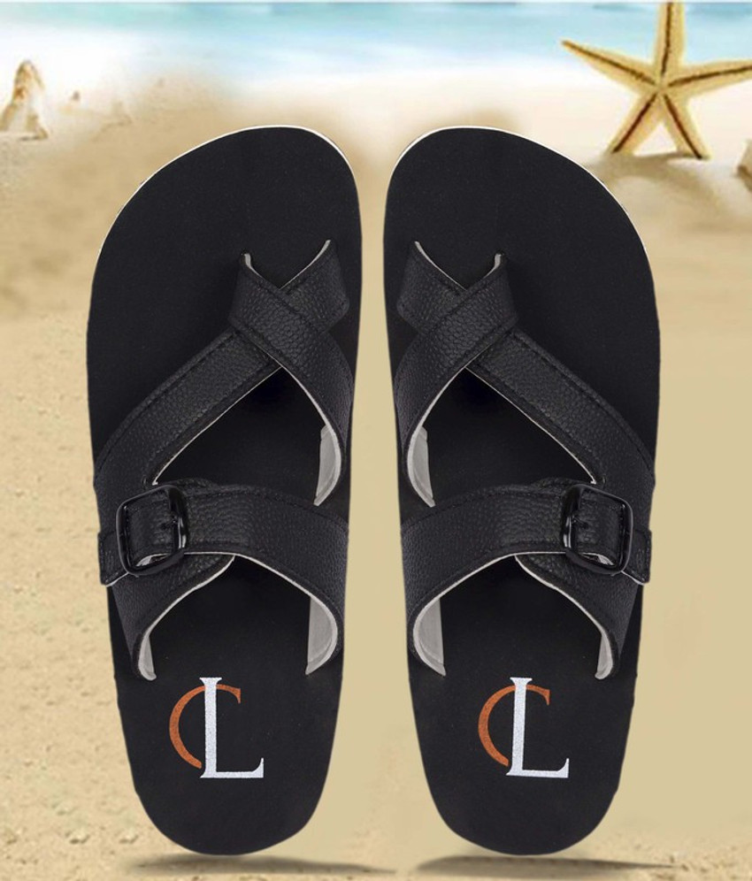 Da Kavin Men Black Sandals Buy Da Kavin Men Black Sandals Online