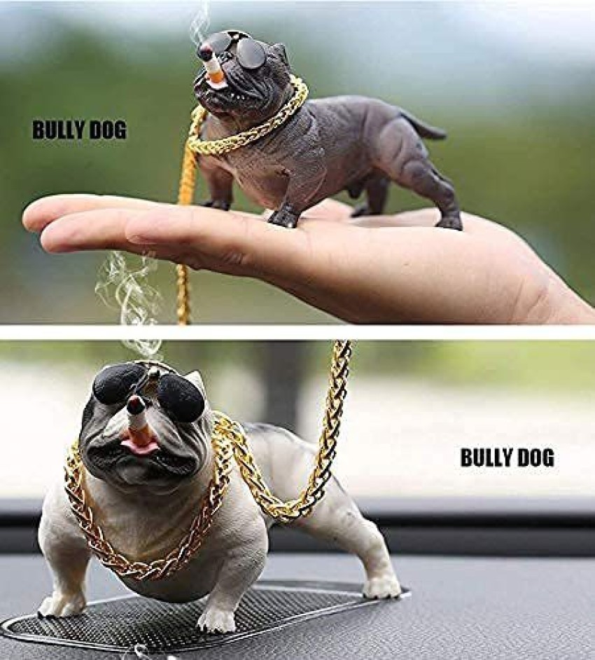 Bully Pitbull Dog Car Interior Dashboard Ornament Fashion Auto