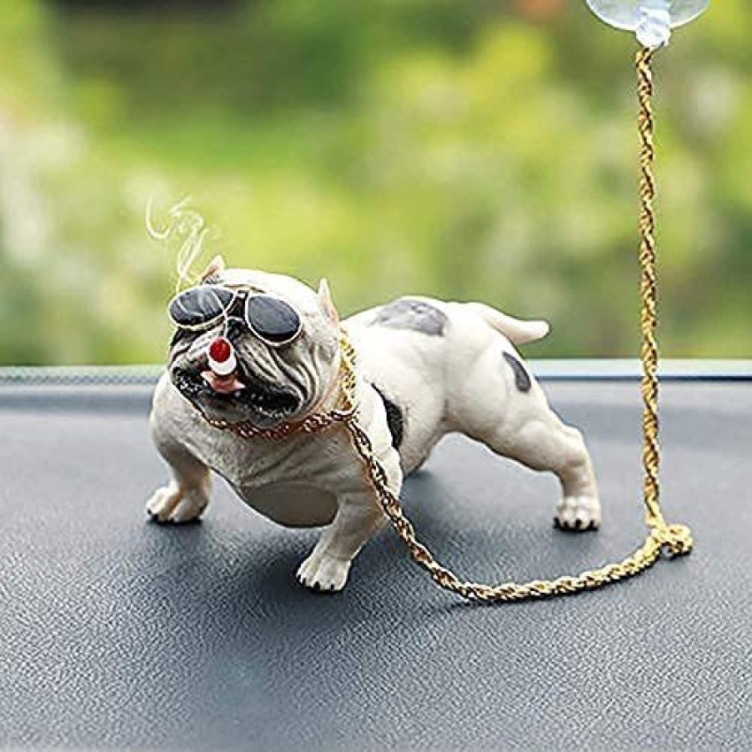 Car Bully Pitbull Dog Decoration Creative Car Interior Simulation