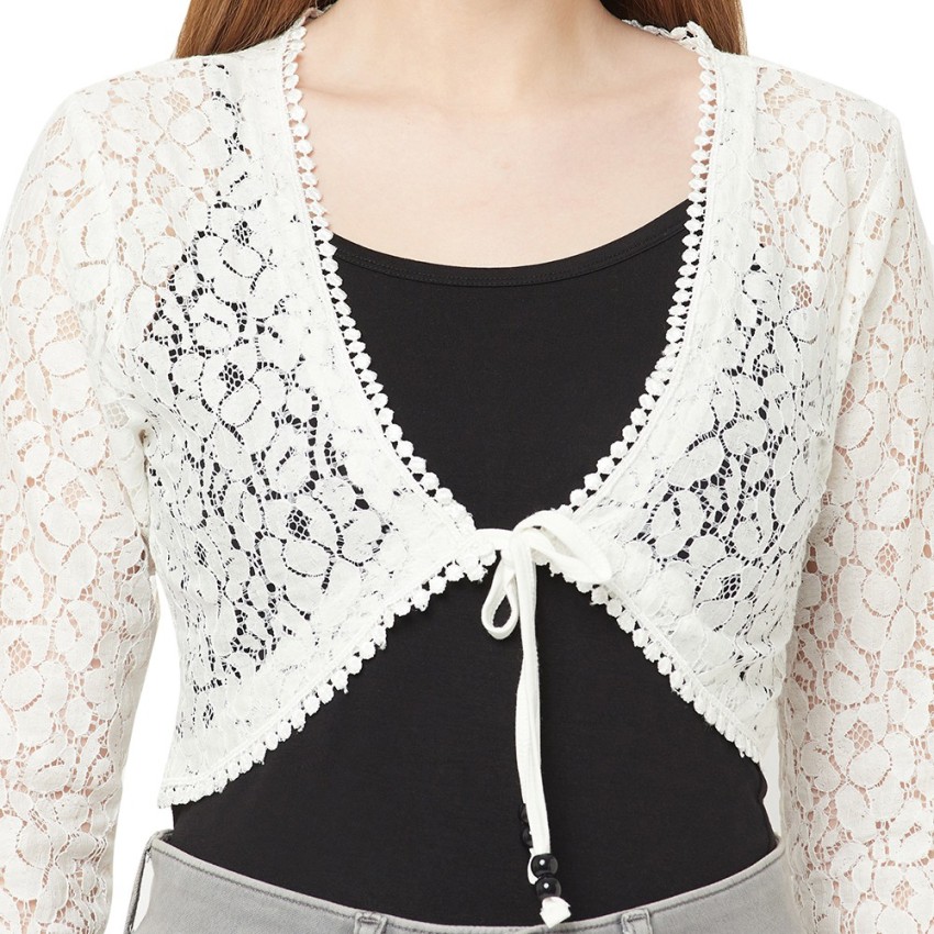 Crochet Off-white Bolero/jumper 