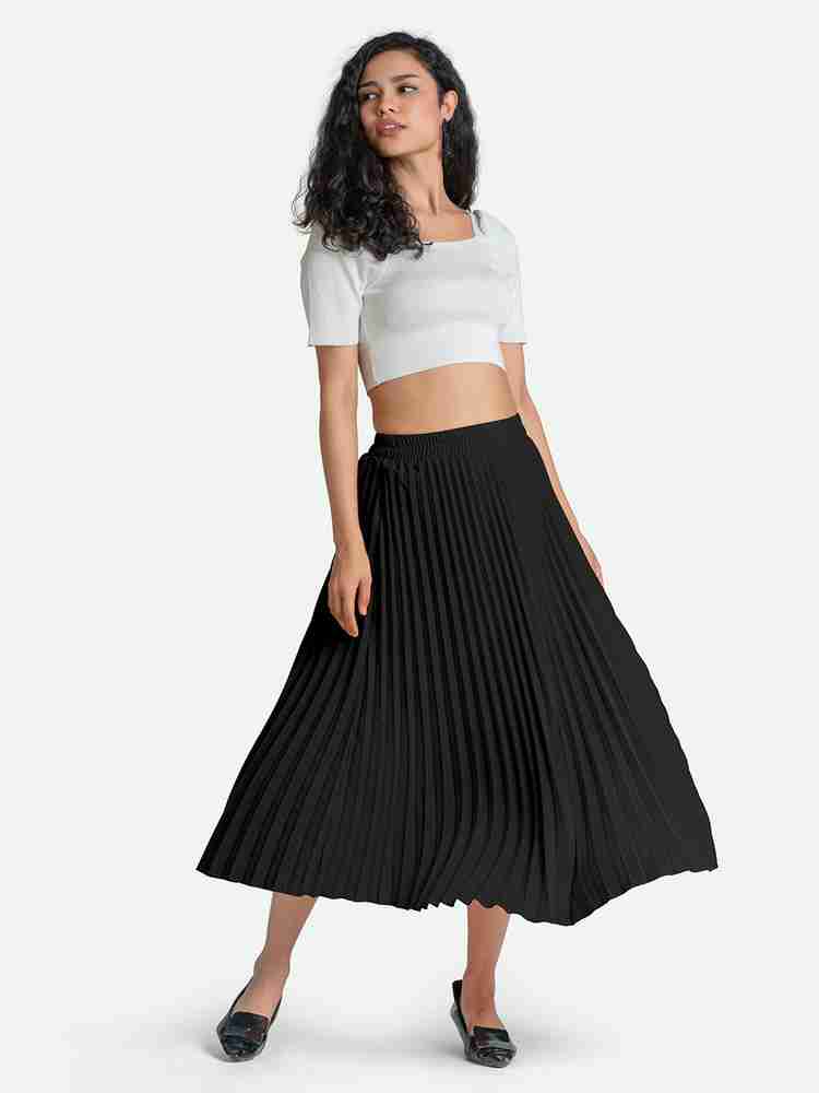 スカート pellicule black sweat lace pleats skirt pellicule black sweat lace pleats skirt