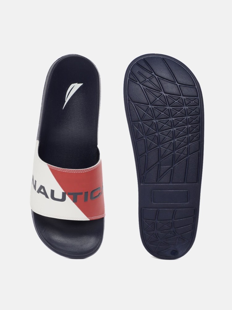 Nautica best sale slides black