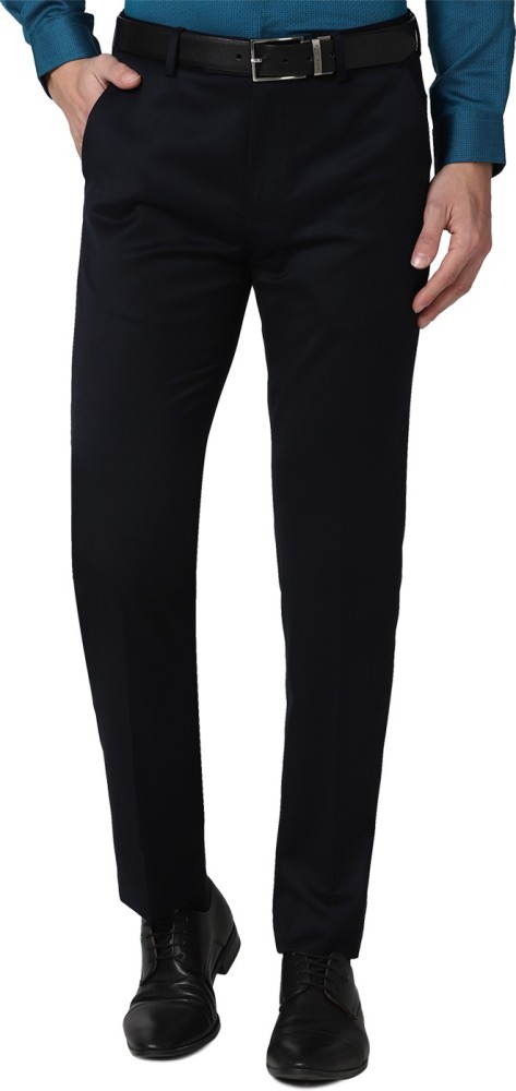 Peter England Trousers  Chinos Peter England Black Trousers for Men at  Peterenglandcom