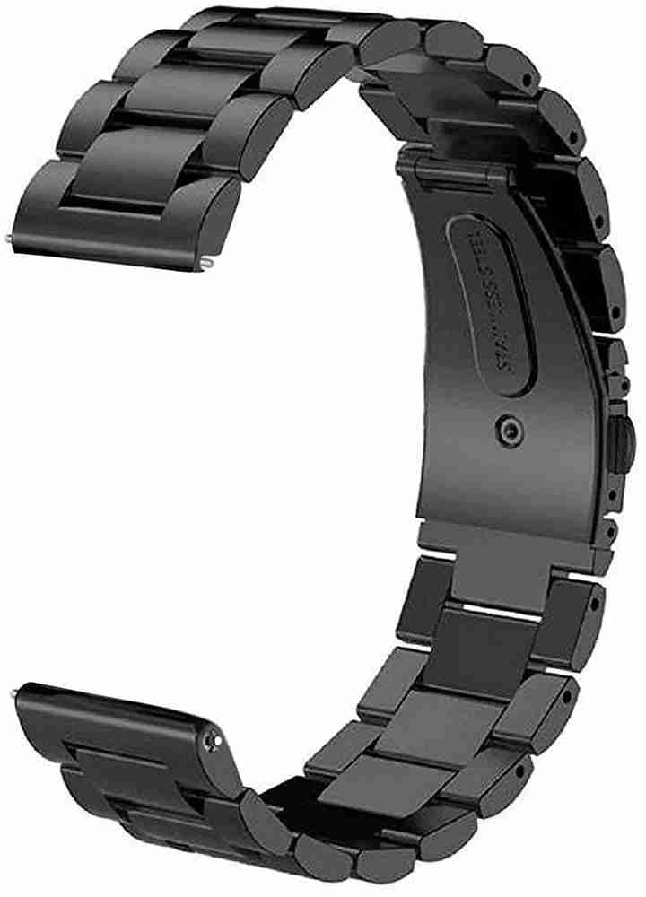YDOXTON 22mm Stainless Steel Chain Black Strap Band for Gear