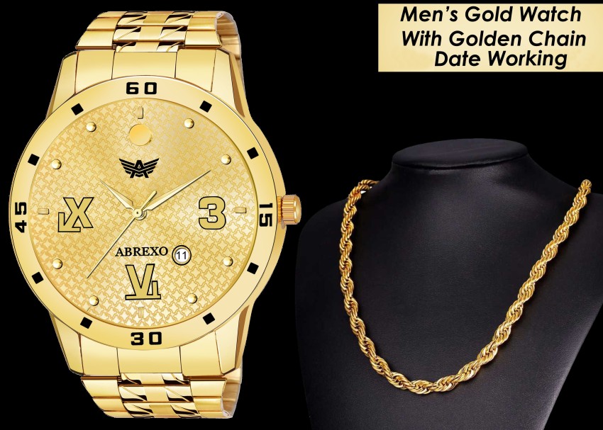 Abrexo discount watch golden