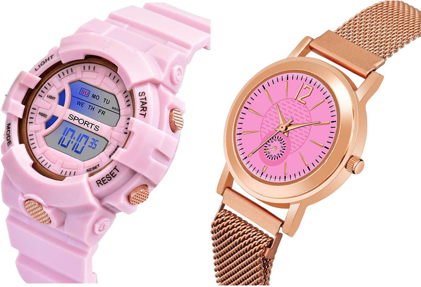 Branded digital watch for hot sale girls