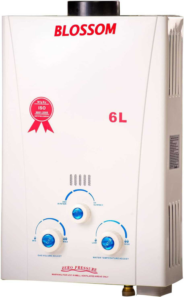 BLOSSOM 6 L Gas Water Geyser (C3BLSM, White) Price in India - Buy BLOSSOM 6  L Gas Water Geyser (C3BLSM, White) online at Flipkart.com