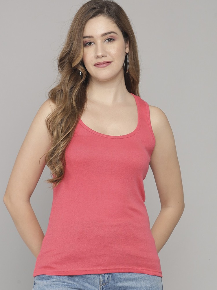 Buy Slim Fit Sleeveless Cotton Camisole Sando For Women's Girls Online In  India At Discounted Prices