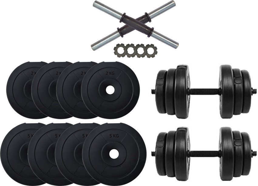 STARX PVC 28 KG DUMBBELLS COMBO Adjustable Dumbbell