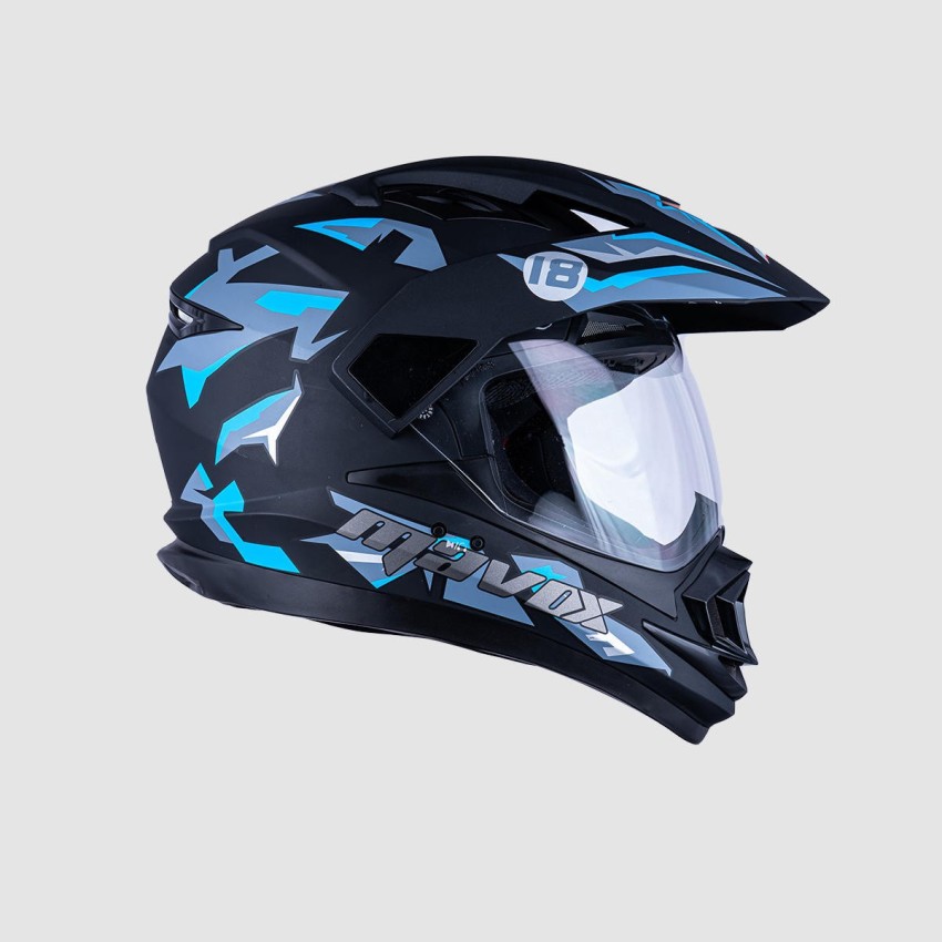 Head fox MX FD2 Smart Bluetooth H3 BLACK ON BLUE MOUNT SHARK